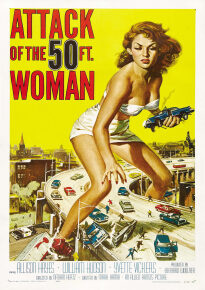دانلود movie Attack of the 50 Foot Woman 1958